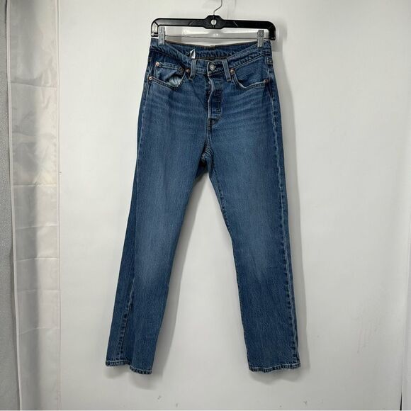 Levi's 501 Buttonfly Jeans Men's  27/30 Classic Fit 100% Cotton Straight Leg - Picture 1 of 12